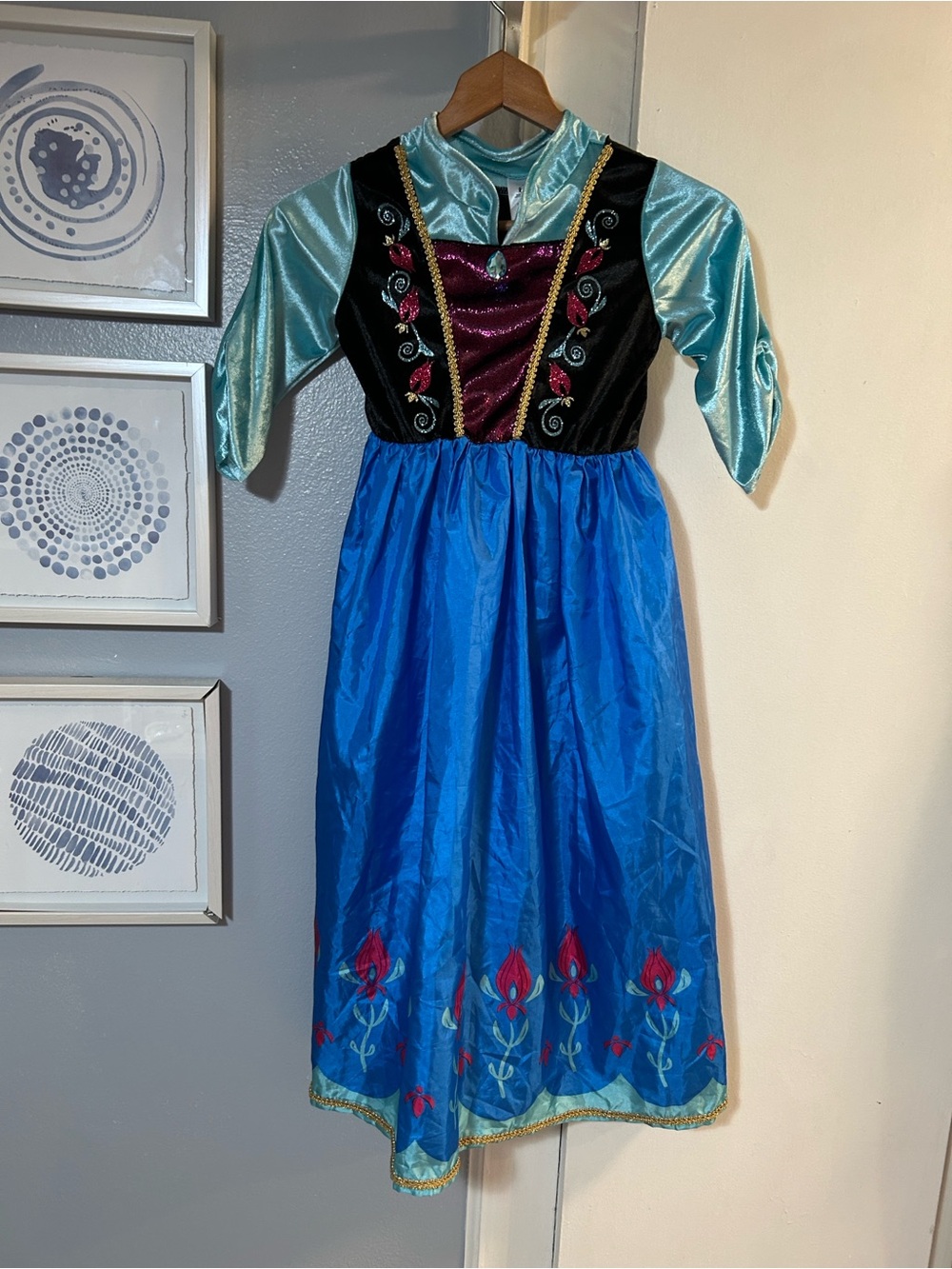 Little Adventures Alpine Princess XL 7-9 Yrs Disney Frozen Anna Costume